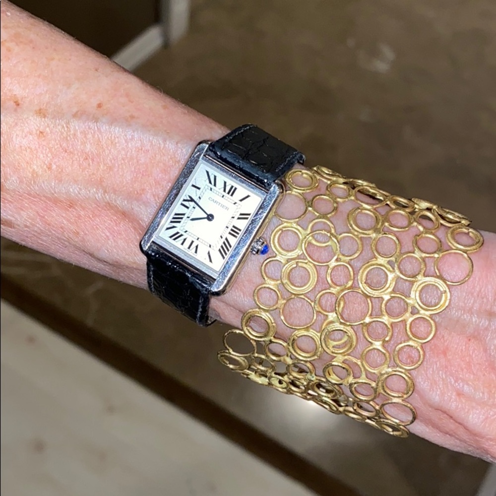 Gold artisan cuff - never worn!